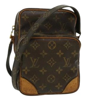Louis Vuitton Pre-owned Cross Body Bags, unisex, Brown, Size: ONE SIZE Pre-owned Canvas Crossbody Bag