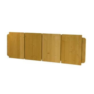 Hannun Cabecero de pino macizo natural 105x60 cm
