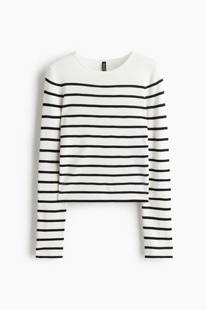 H&M Langarmpullover - White