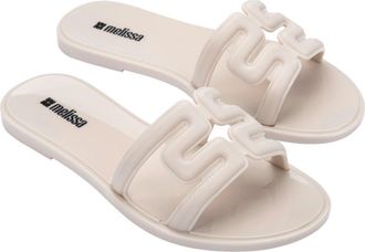Melissa M Slide Sandal in Light Beige at Nordstrom, Size 10