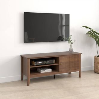 Melody Maison Large Dark Wood Tv Cabinet - Hales Dark Wood Range in Dark Brown