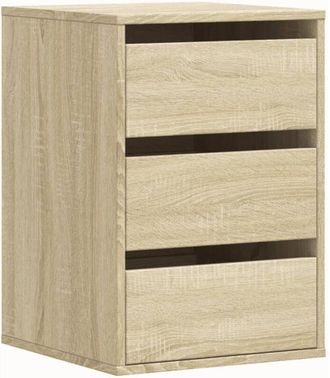 vidaXL Corner Chest of Drawers Sonoma Oak 40x41x58 cm Engineered Wood vidaXL