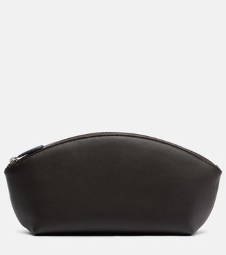 The Row Clutch Melinda de piel
