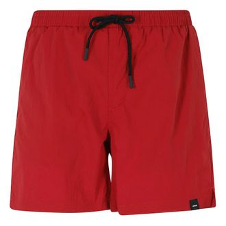 Aspesi Beachwear, male, Red, Size: XL Costume Capri