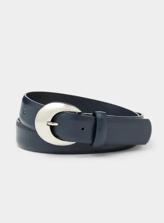 Simons Womens Bulky D-buckle leather belt