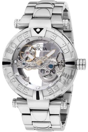 Invicta Subaqua 49499 Heren Horloge - Automatisch Uurwerk - Roestvrij Staal met zilveren Wijzerplaat - 47mm