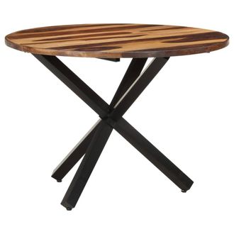 Berkfield Home Dining Table 100x100x75 cm Acacia Wood with Honey Finish in Brown | Size: 100 x 100 x 75 cm