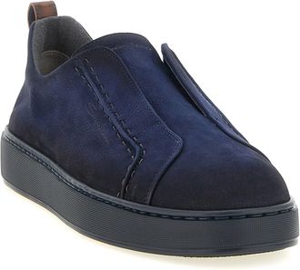 Santoni Victory Sneaker - Navy