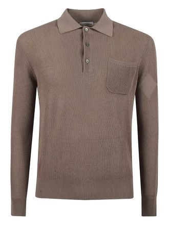 Ballantyne Poloshirt met zak - Bruin