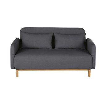 Maisons du monde Sof&aacute; cama de 2/3 plazas gris antracita