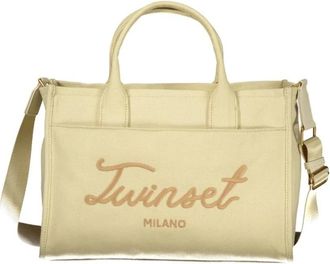 Twinset Tote Bag - Dames - Shoppers - Beige - ONE Size - Katoen - Tassen