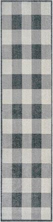 Jonathan Y Designs Gingham Gradient Plaid Cottage Machine-Washable Area Rug in Light Gray/dark Gray/cream at Nordstrom, Size 3Ft 0In X 5Ft 0In
