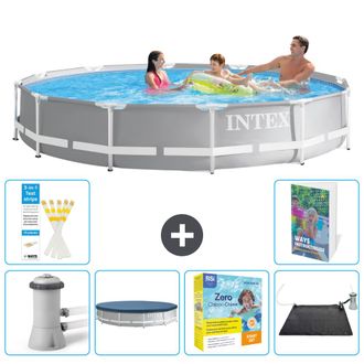 Intex Piscina Prism Frame Redonda - 366x76 Cm - 7-piezas S234