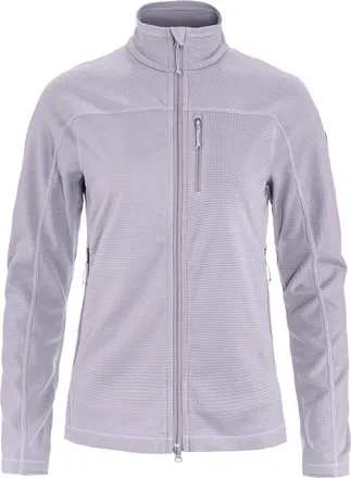 Fj&auml;llr&auml;ven Womens Abisko Lite Fleece Jacket Purple XS