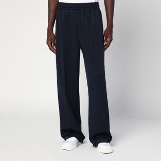 Gucci Pantaloni blu navy in jersey tecnico