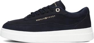 Tommy Hilfiger Schoenen, Dames, Blauw, 41 EU, Modern Court Sneaker