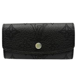 Louis Vuitton Pre-owned Canvas Key Holder - Dames - Pre-owned - Zwart - Maat: ONE Size Leer
