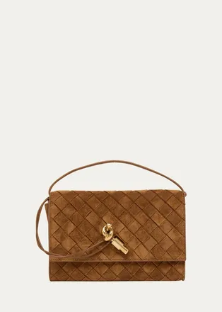 Bottega Veneta Andiamo Leather Wallet-On-Chain
