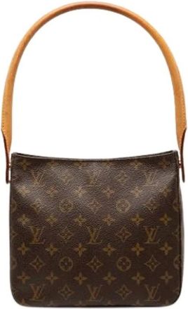 Louis Vuitton Pre-owned Shoulder Bags, female, Brown, Size: ONE SIZE Pre-owned The Looping MM