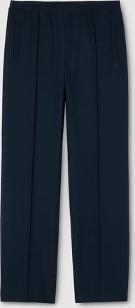 Gucci Technical Panama Sportswear Pant, Size 44, Blue, Ready-to-wear