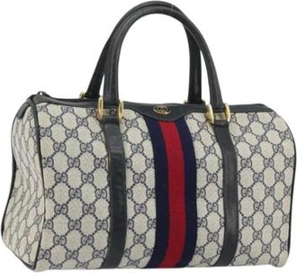 Gucci Pre-owned Leren Handtas - Dames - Vintage Handtas - Beige - ONE Size - Leer - Vintage