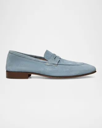 Donald J Pliner Men & apos;s Jayce Suede Penny Loafers