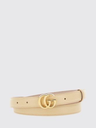 Gucci Cintura GG Marmont in pelle con fibbia monogram