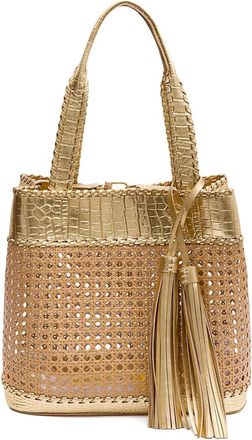 Isla Borsa a spalla Sextavada intrecciata con nappine - Toni neutri