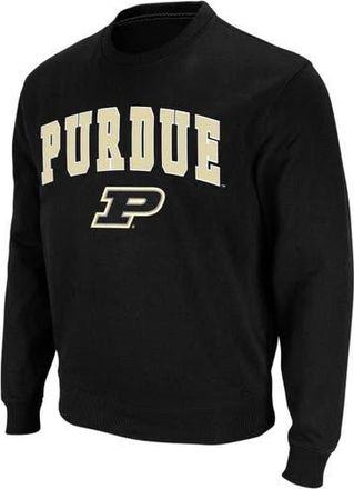Colosseum Mens Colosseum Black Purdue Boilermakers Arch & Logo Crew Neck Sweatshirt at Nordstrom, Size Medium