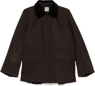 Toteme Brown Shirt Collar Trench Coat