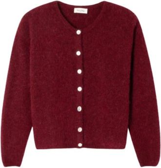 American Vintage Truien - Dames - Vesten - Bruin - L - Wol - Truien & Vesten