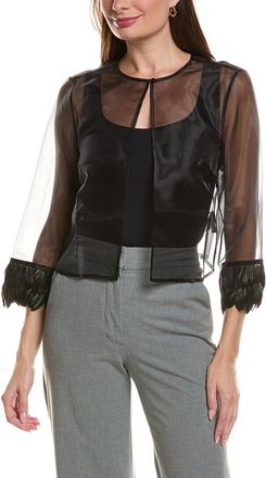 Tyler B&ouml;e Elise Feather Trim Top