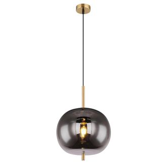 Globo Lighting L&aacute;mpara Colgante - Blacky I - Lat&oacute;n - Vidrio Vidrio - Globo