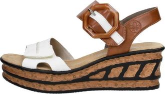 Rieker Gekleed - Dames - Sleehakken - Wit - 36 EU - Schoenen