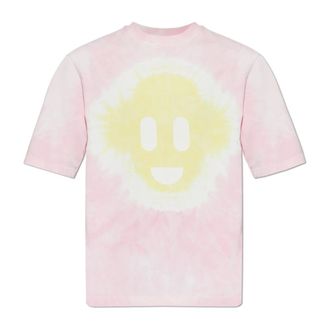 Casablanca T-Shirts, male, Pink, Size: 2XL Printed T-shirt