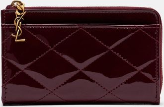 Saint Laurent Tarjetero Paris Fragments de charol