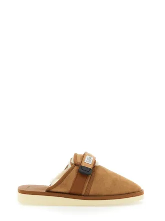 Suicoke Suede Sandals - Beige