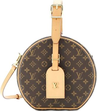 Louis Vuitton Petite Boite Chapeau Bag crossbodytas met monogramprint - Bruin