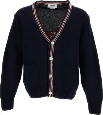 Thom Browne Uomo, Maglie, Blu, L, new
