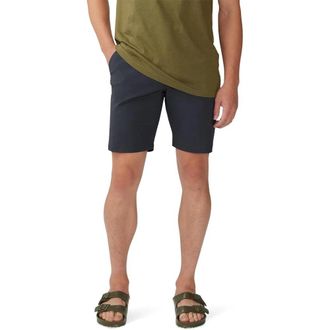 Mountain Hardwear Mens Mountain Hardwear Traxion Shorts Blue Stretch Flat Front Hiking GBO1308