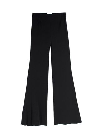 Galvan Black High Waisted Flared Trousers Size XXS
