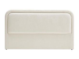 Vente-Unique Testata Con Led 160 Cm Tessuto Testurizzato Beige - Irsita