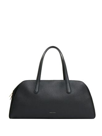 Mansur Gavriel large Helios shoulder bag - women - Calf Suede/Calf Leather - One Size - Black
