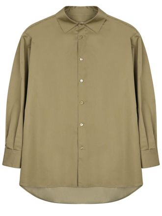 Darkpark Khaki Relaxed Solid Shirt