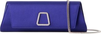 Akris Small Anouk East/West Silk Satin Clutch in Amethyst at Nordstrom