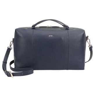 Paul Costelloe Womens Odelia Leather Weekender Bag - Blue - One Size