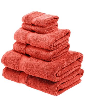Superior Highly Absorbent 6Pc Ultra Plush Egyptian Cotton Towel Set