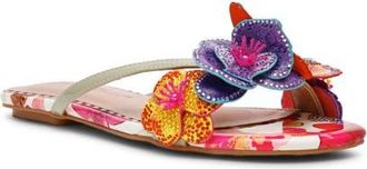 Betsey Johnson Nicolle Sandal in White Multi at Nordstrom, Size 7.5