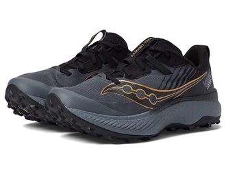 Saucony Endorphin Edge Womens Shoes Black/Goldstruck : 8 B - Medium, Textile/Synthetic