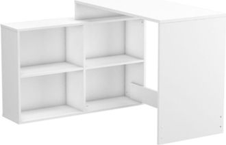 Calicosy Escritorio de Esquina Reversible L112 cm - Blanco